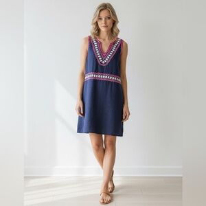 Hatley Linen Sleeveless Dress. Size: Large